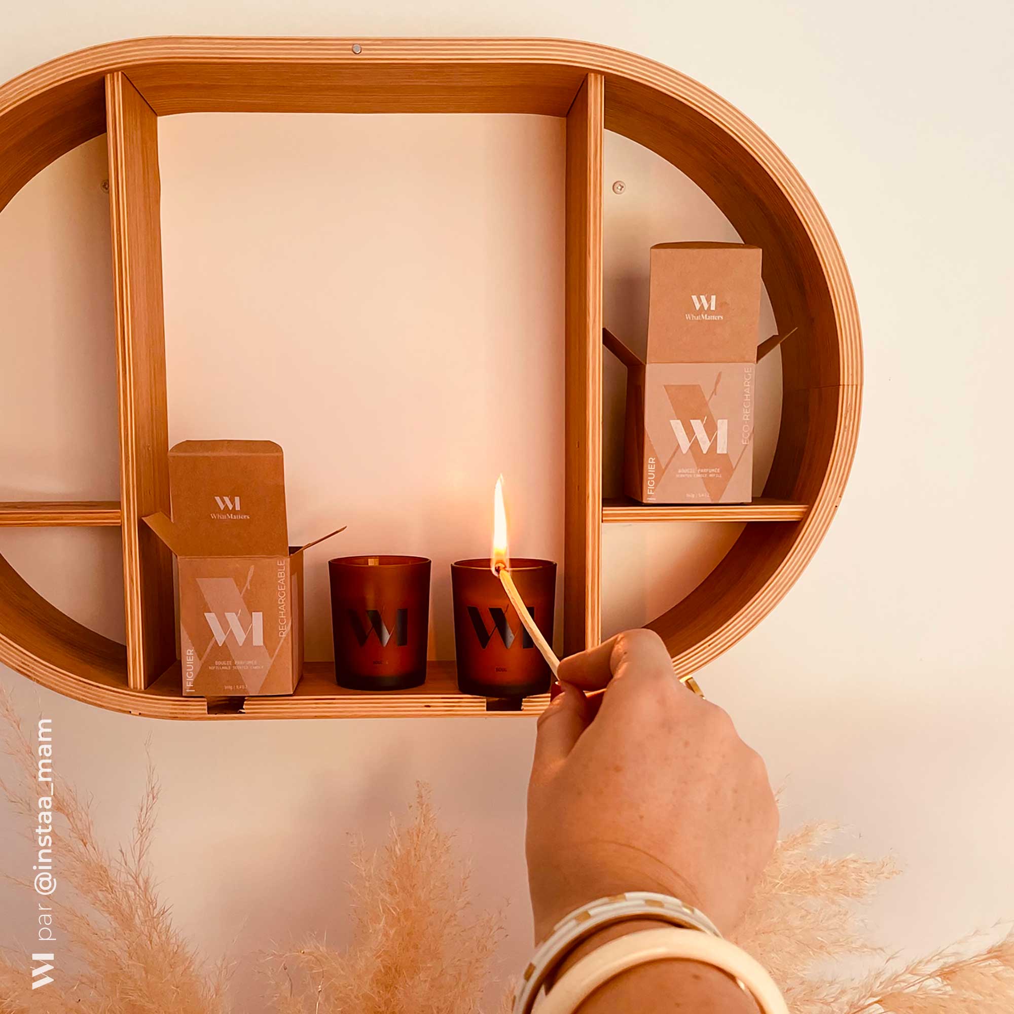 Illutration visuelle 2 de notre Bougie Parfumée Figuier What Matters