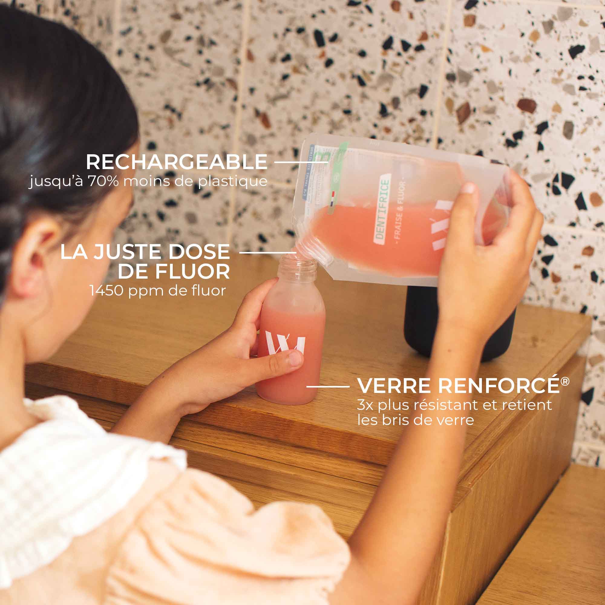 Illutration visuelle 6 de notre Dentifrice Fraise What Matters