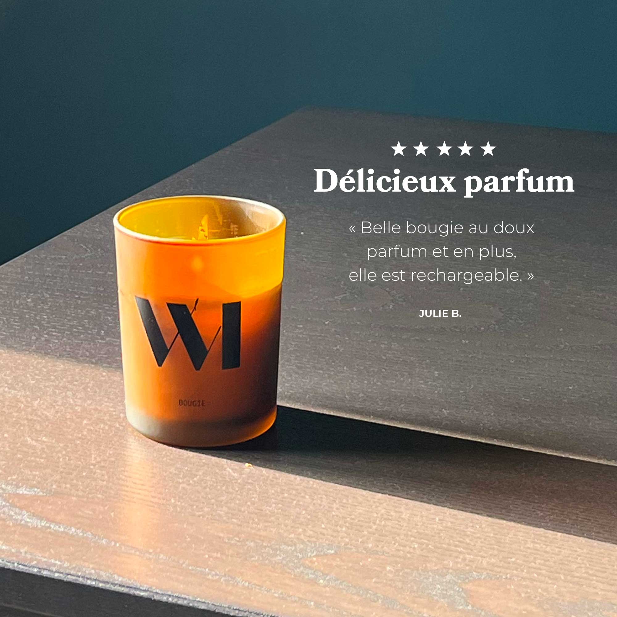 Illutration visuelle 3 de notre Bougie Parfumée Figuier What Matters