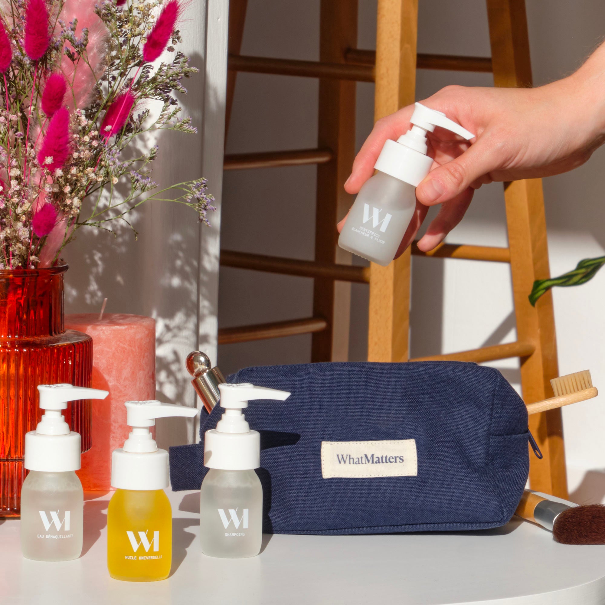 Illutration visuelle 2 de notre Trousse de Toilette What Matters