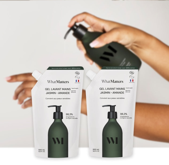 Illutration visuelle 2 de notre Gel Lavant Mains | 2 x 500 ml What Matters
