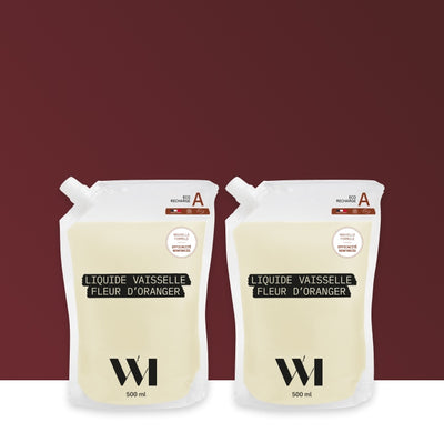 Illutration visuelle 1 de notre Liquide Vaisselle Fleur d'Oranger | 2 x 500ml What Matters
