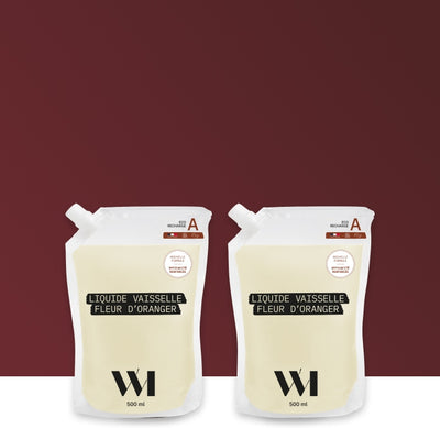 Illutration visuelle 1 de notre Liquide Vaisselle Fleur d'Oranger | 2 x 500ml What Matters