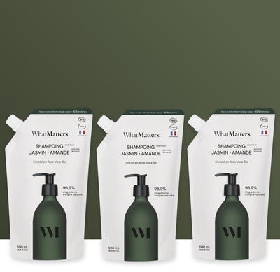 Illutration visuelle 1 de notre Shampoing | 3 x 500 ml What Matters
