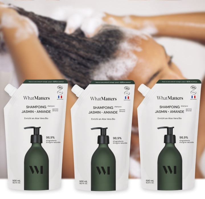 Illutration visuelle 2 de notre Shampoing | 3 x 500 ml What Matters