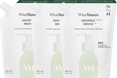 Dentifrice Menthe | 3 x 180 ml