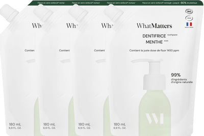 Dentifrice Menthe | 4 x 180 ml