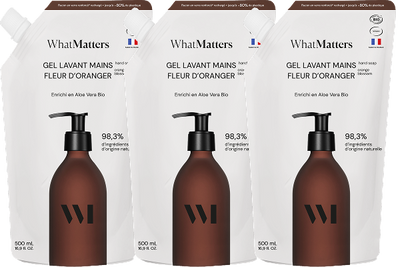Gel Lavant Mains Fleur d'Oranger | 3 x 500 ml