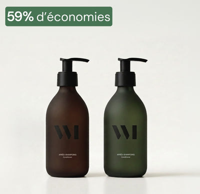 Illutration visuelle 1 de notre Flacon Vide Après-Shampoing 290 mL - New Sérigraphie What Matters