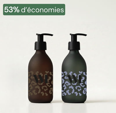 Illutration visuelle 1 de notre Flacon Vide Léopard - 290 mL What Matters