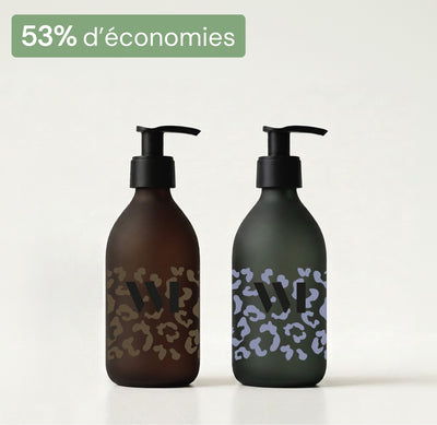 Illutration visuelle 1 de notre Flacon Vide Léopard - 290 mL What Matters