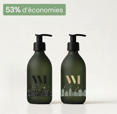 Illutration visuelle 1 de notre Flacon Vide Collection Noël Nuit Étoilée 290 mL What Matters