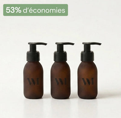 Illutration visuelle 1 de notre Flacons Vides Trio Voyage What Matters