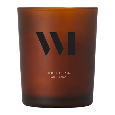 Bougie Parfumée Basilic Citron
