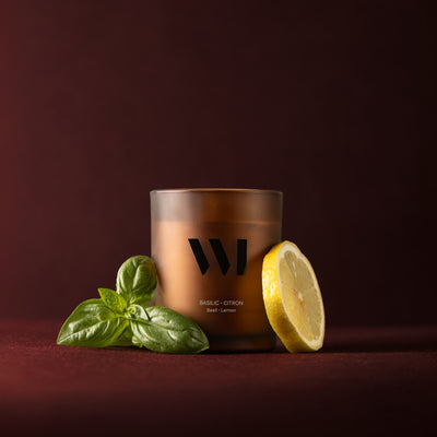 Illutration visuelle 1 de notre Bougie Parfumée Basilic Citron What Matters