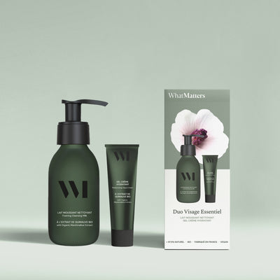 Illutration visuelle 1 de notre Coffret Duo Visage Essentiel What Matters