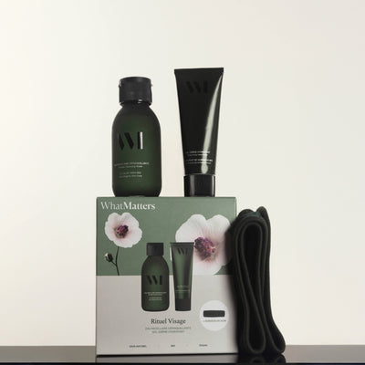 Illutration visuelle 1 de notre Coffret Rituel Visage What Matters