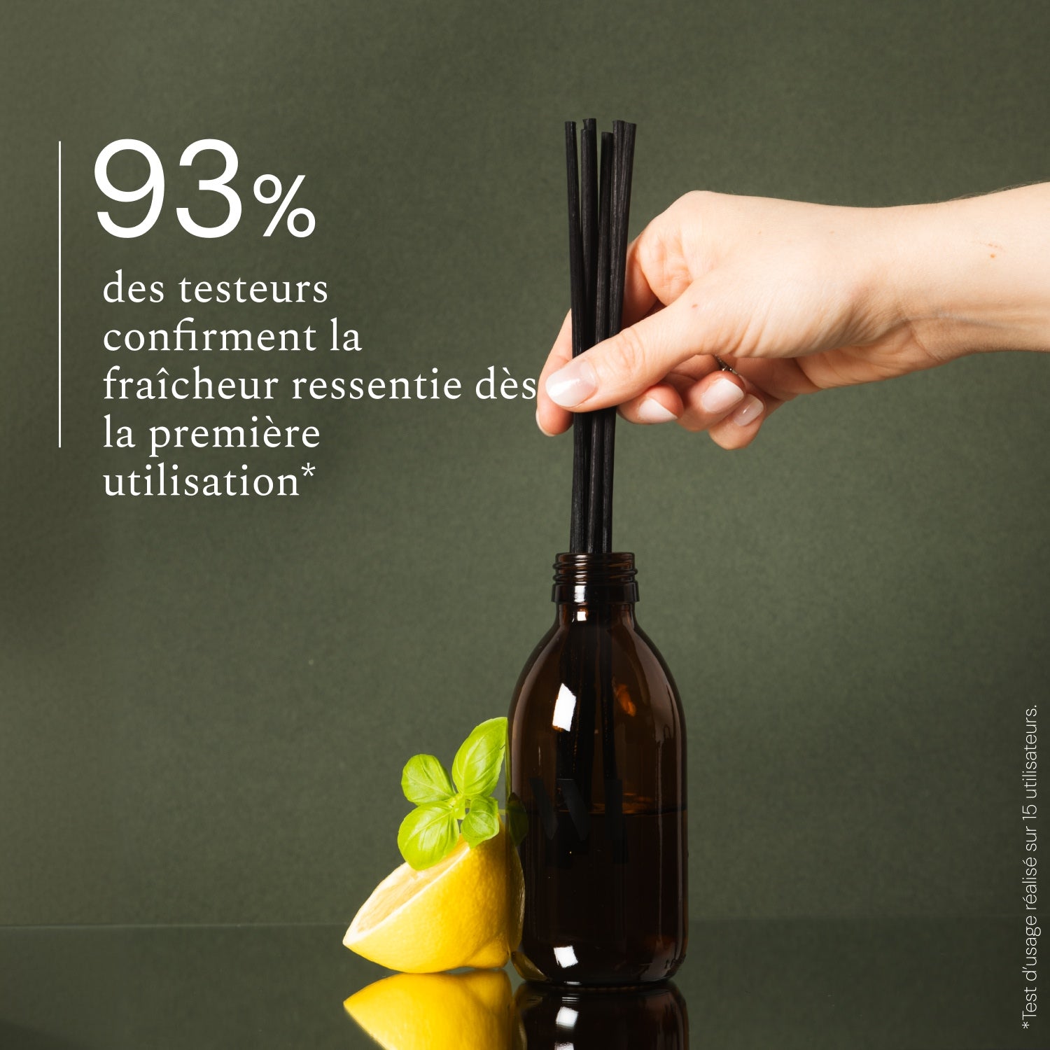 Illutration visuelle 4 de notre Diffuseur de Parfum | Basilic Citron What Matters