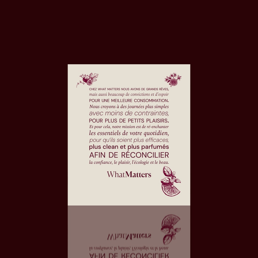 Illutration visuelle 4 de notre Duo Carrés Lavables What Matters