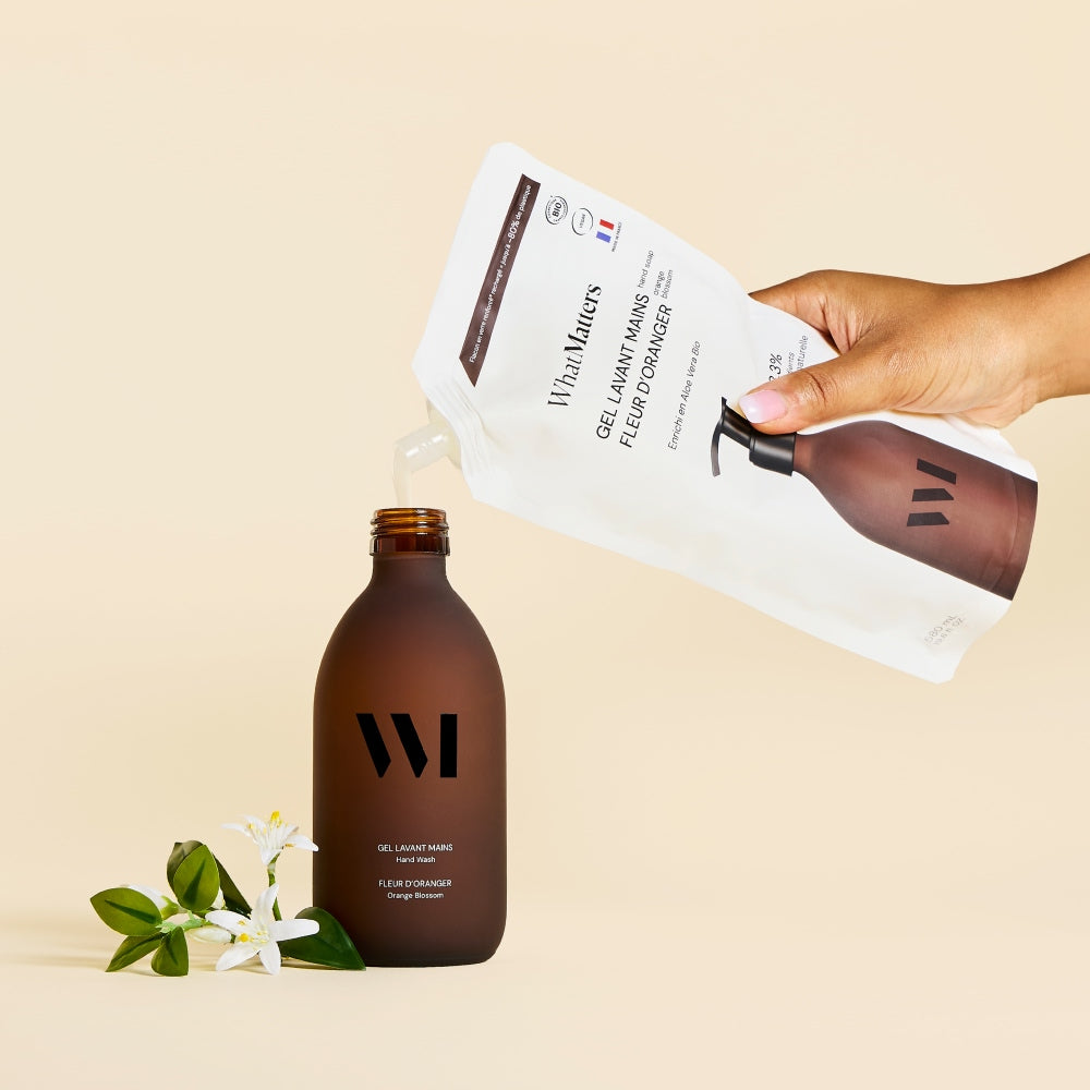 Illutration visuelle 5 de notre Gel Lavant Mains | Fleur d&#39;Oranger What Matters
