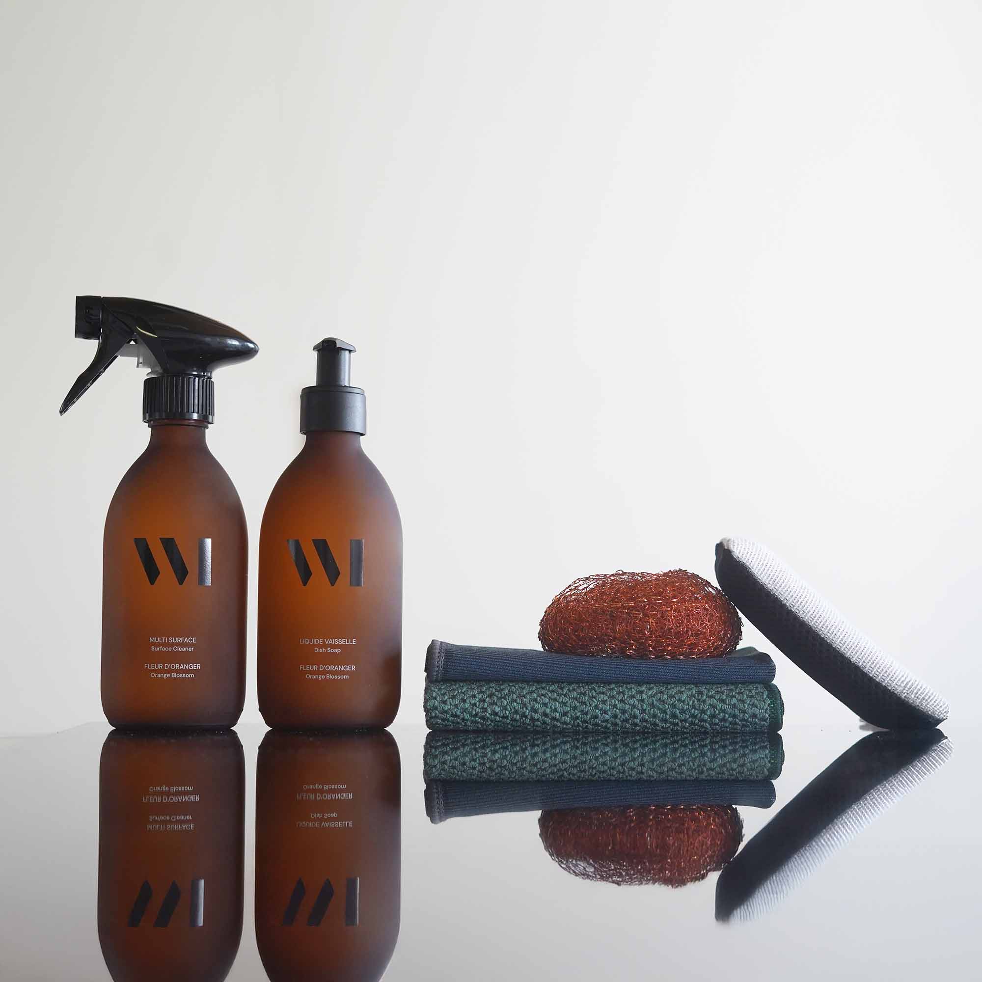 Illutration visuelle 1 de notre Kit Essentiels Nettoyage What Matters