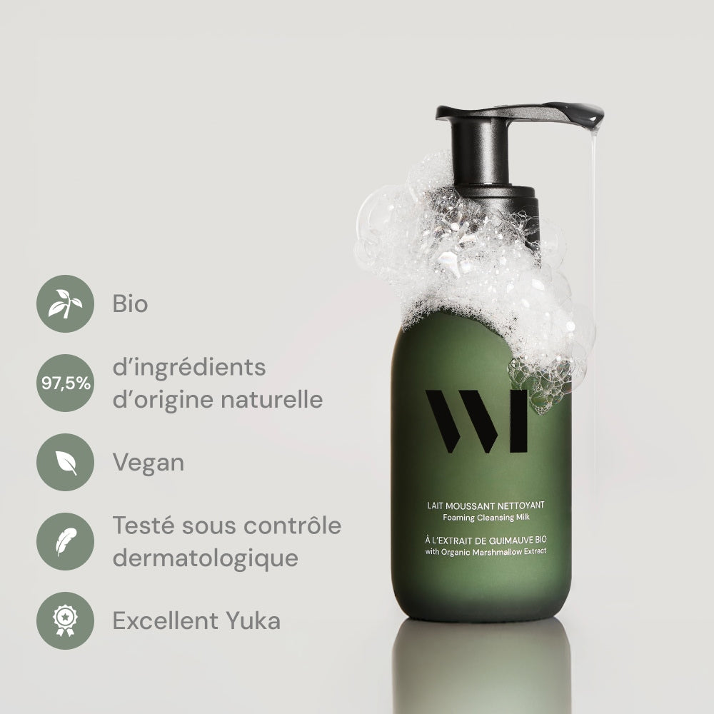 Illutration visuelle 7 de notre Lait Moussant Nettoyant What Matters