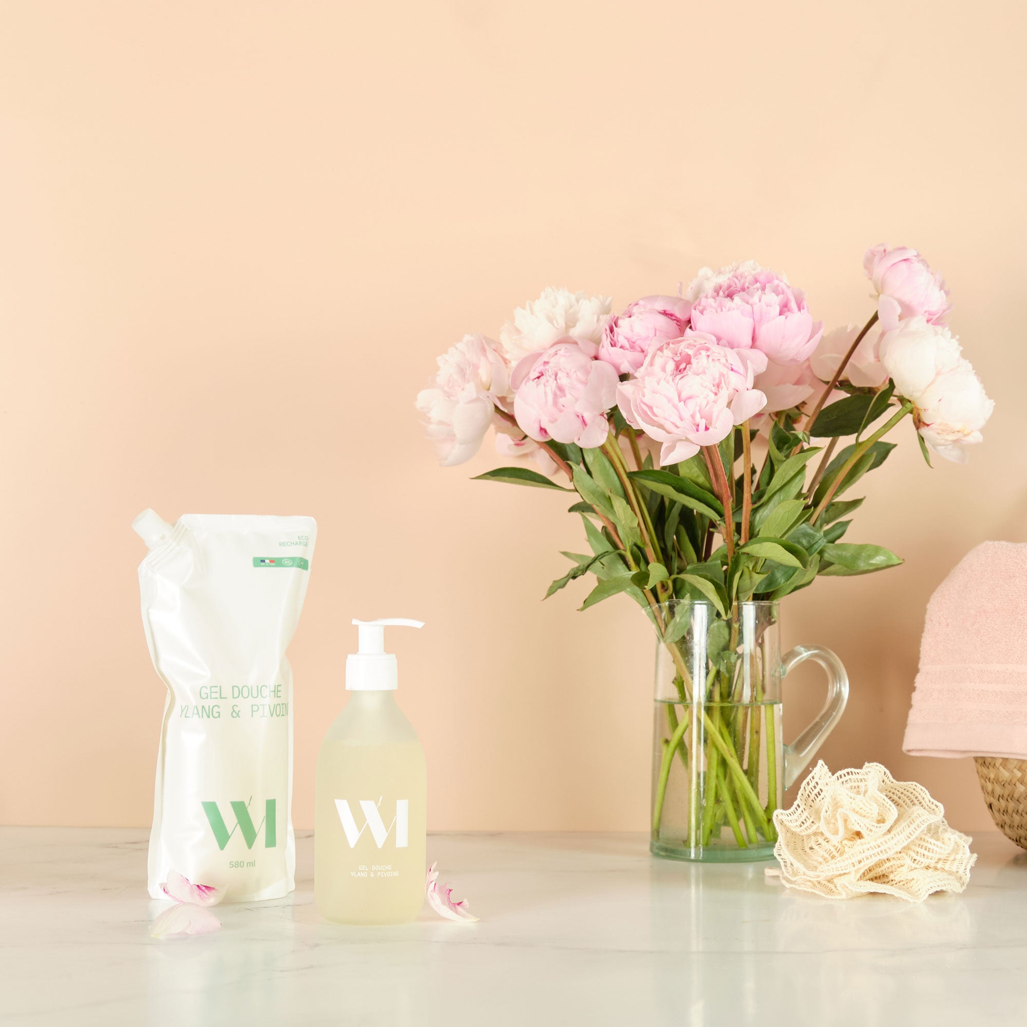 Illutration visuelle 6 de notre Salle de Bain Ylang Pivoine What Matters