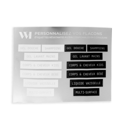 Étiquettes Flacon