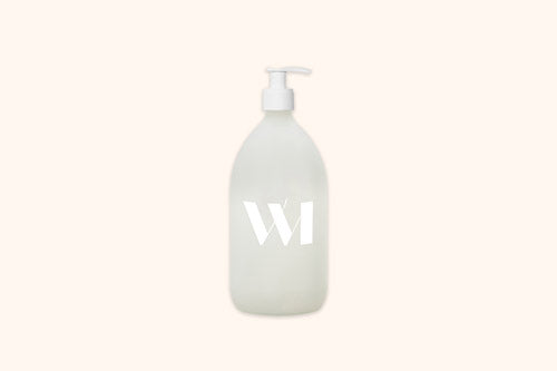 Illutration visuelle 3 de notre Flacon Vide 1L Blanc | Exclusif What Matters
