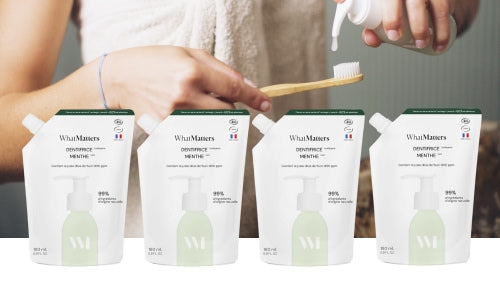 Illutration visuelle 3 de notre Dentifrice Menthe | 4 x 180 ml What Matters