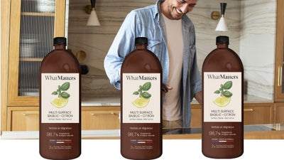 Illutration visuelle 1 de notre Multi-Surface Basilic Citron | 3 x 400 ml What Matters