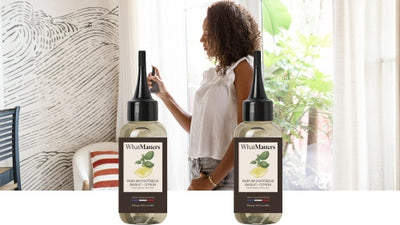 Illutration visuelle 1 de notre Parfum d'Intérieur Basilic Citron | 2 x 100ml What Matters