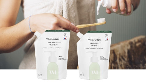 Illutration visuelle 3 de notre Dentifrice Menthe | 2 x 180 ml What Matters