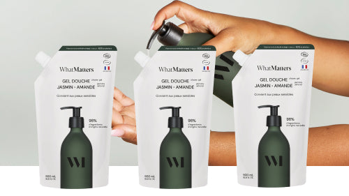 Illutration visuelle 3 de notre Gel Douche | 3 x 500 ml What Matters