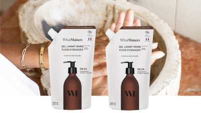 Illutration visuelle 1 de notre Gel Lavant Mains Fleur d'Oranger | 2 x 500 ml What Matters