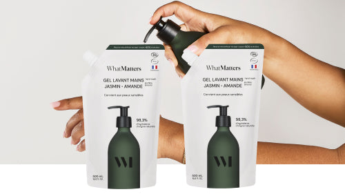 Illutration visuelle 3 de notre Gel Lavant Mains | 2 x 500 ml What Matters