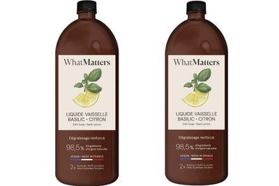 Liquide Vaisselle Basilic Citron | 2 x 400ml