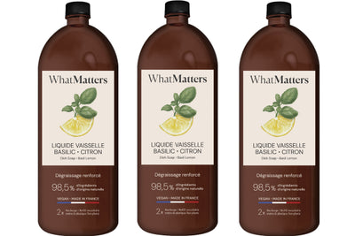 Liquide Vaisselle Basilic Citron | 3 x 400 ml