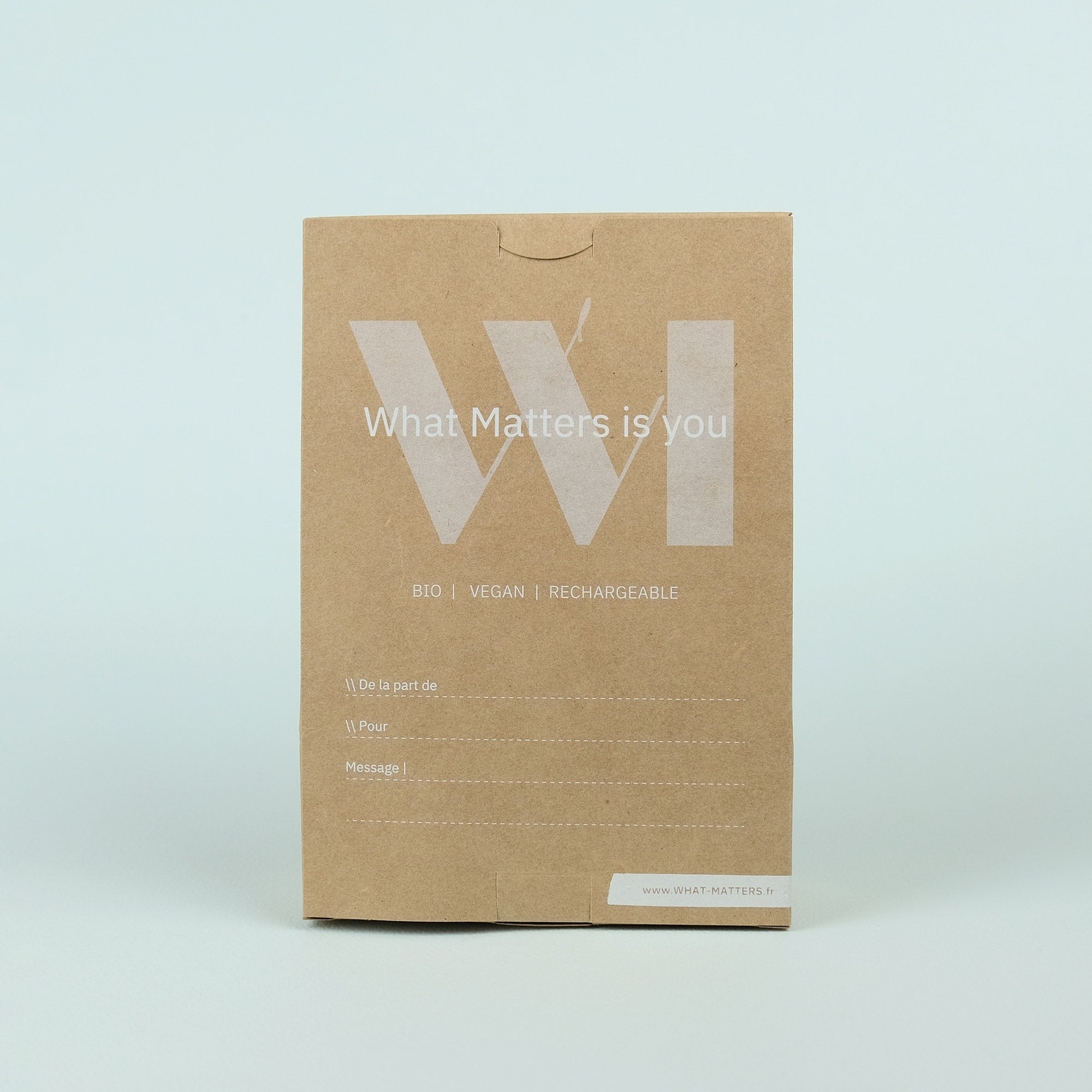 Illutration visuelle 3 de notre Etuis Cadeau Kraft What Matters